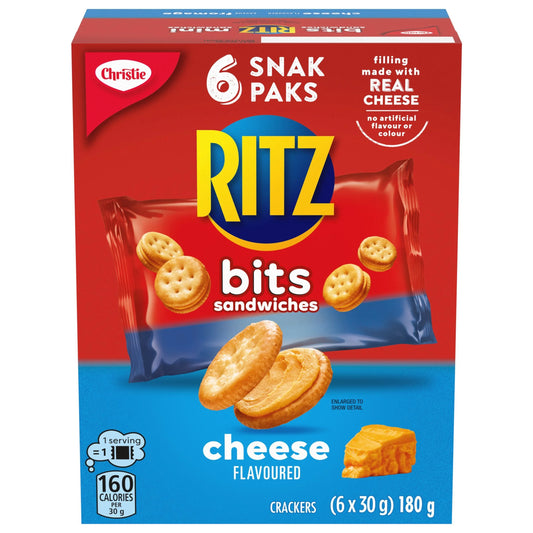 Ritz Bits Cheese Sandwich Crackers, 180 g