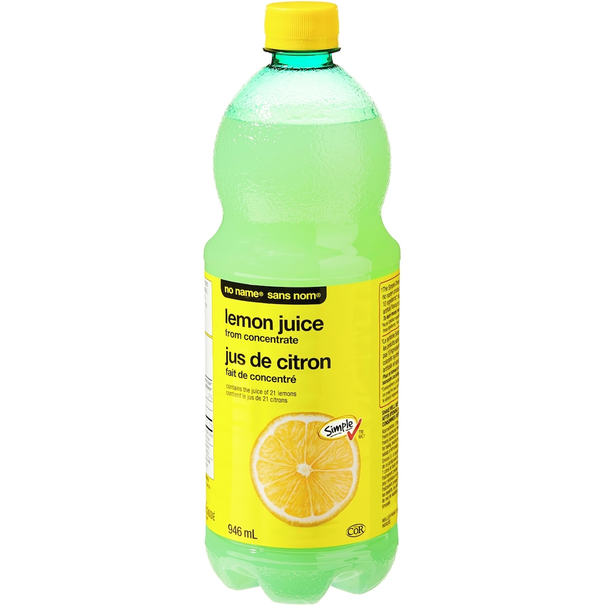 No Name Lemon Juice from Concentrate, 946 mL
