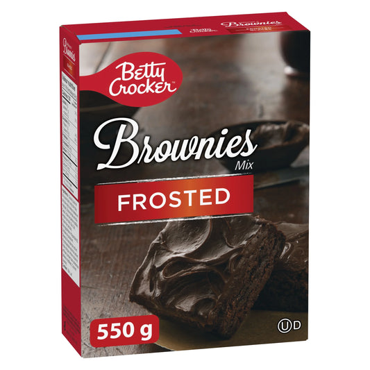 Betty Crocker Chocolate Brownies Baking Mix with Chocolate Frosting, 550 g