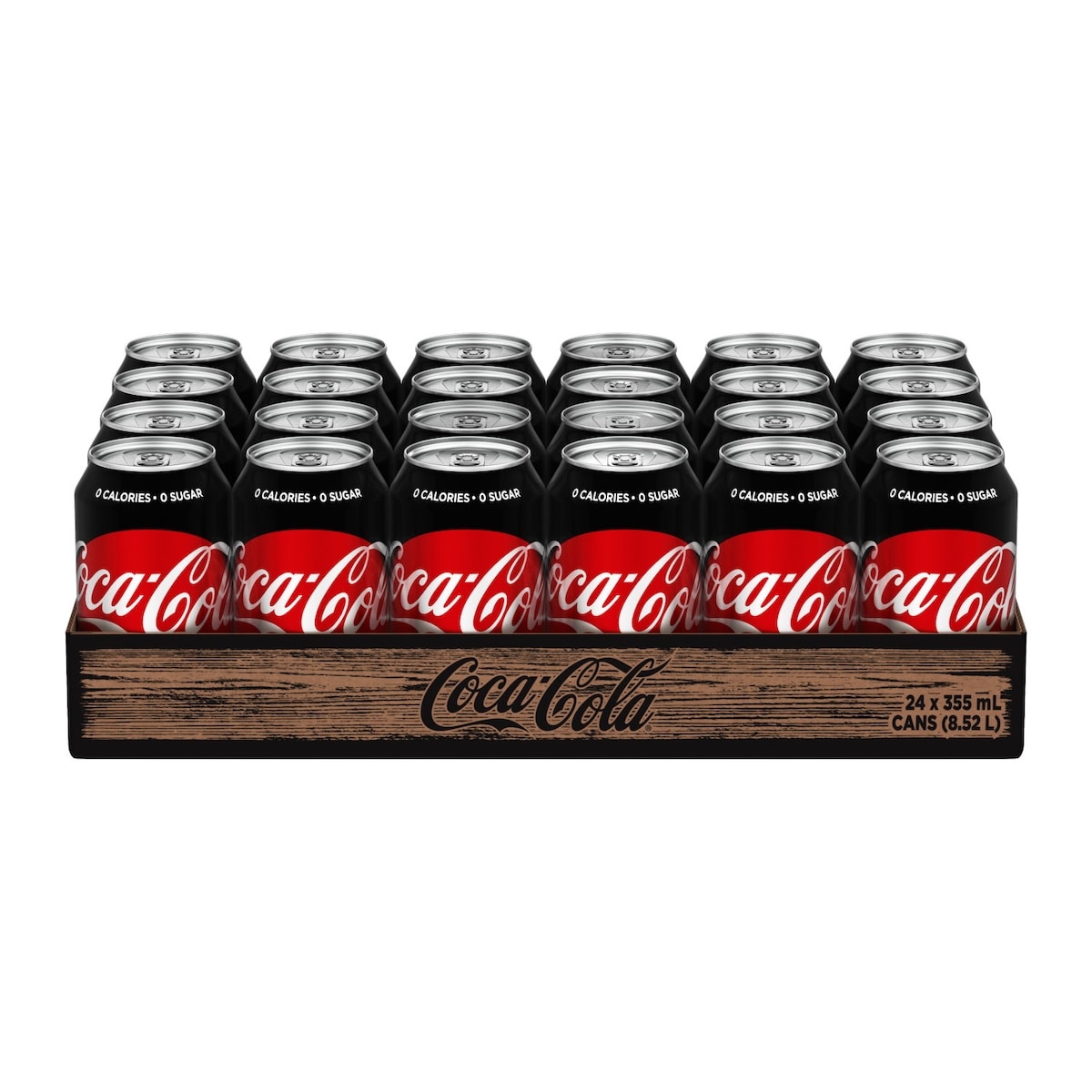 Coca-Cola Zero Sugar Cola Cans, 24 × 355 mL