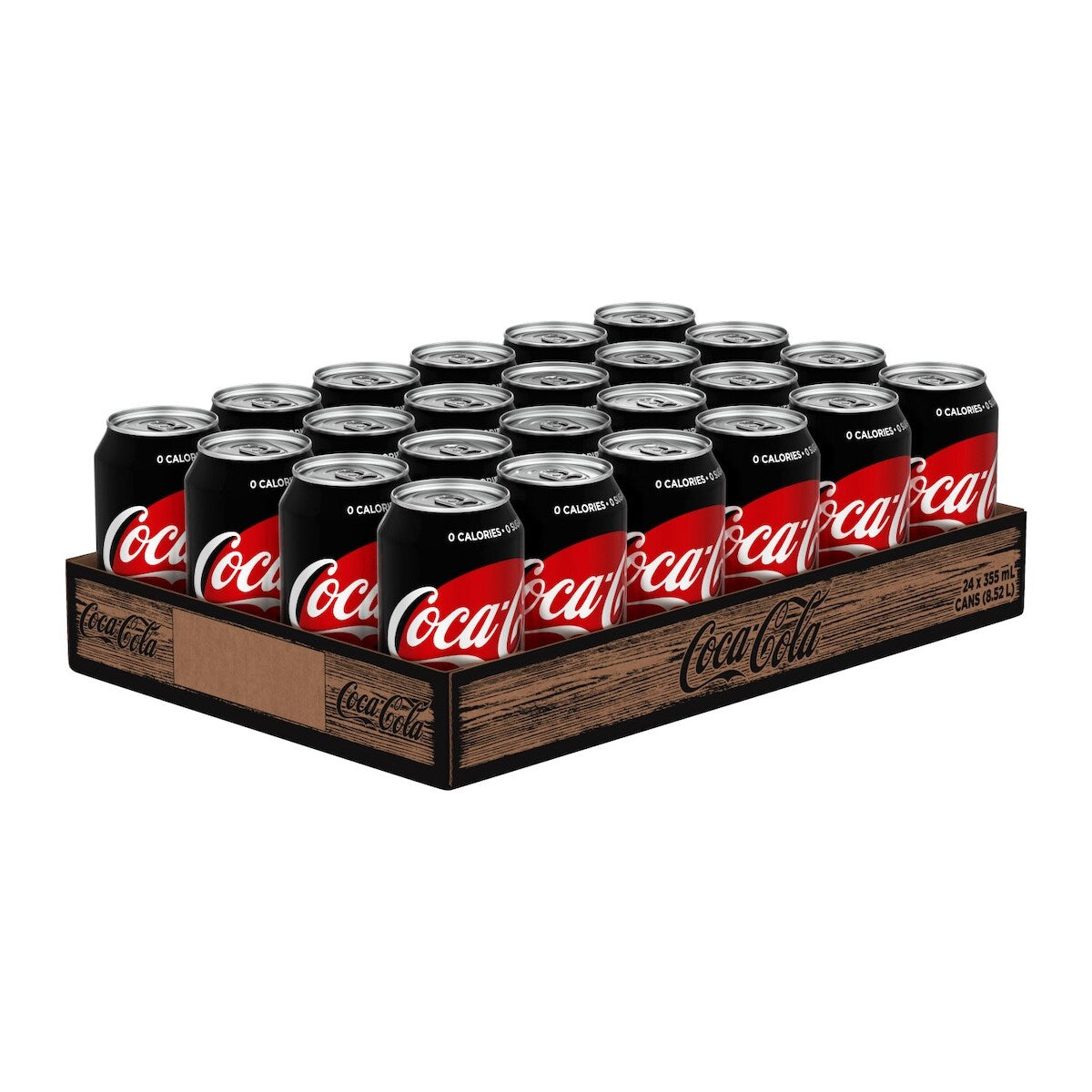 Coca-Cola Zero Sugar Cola Cans, 24 × 355 mL