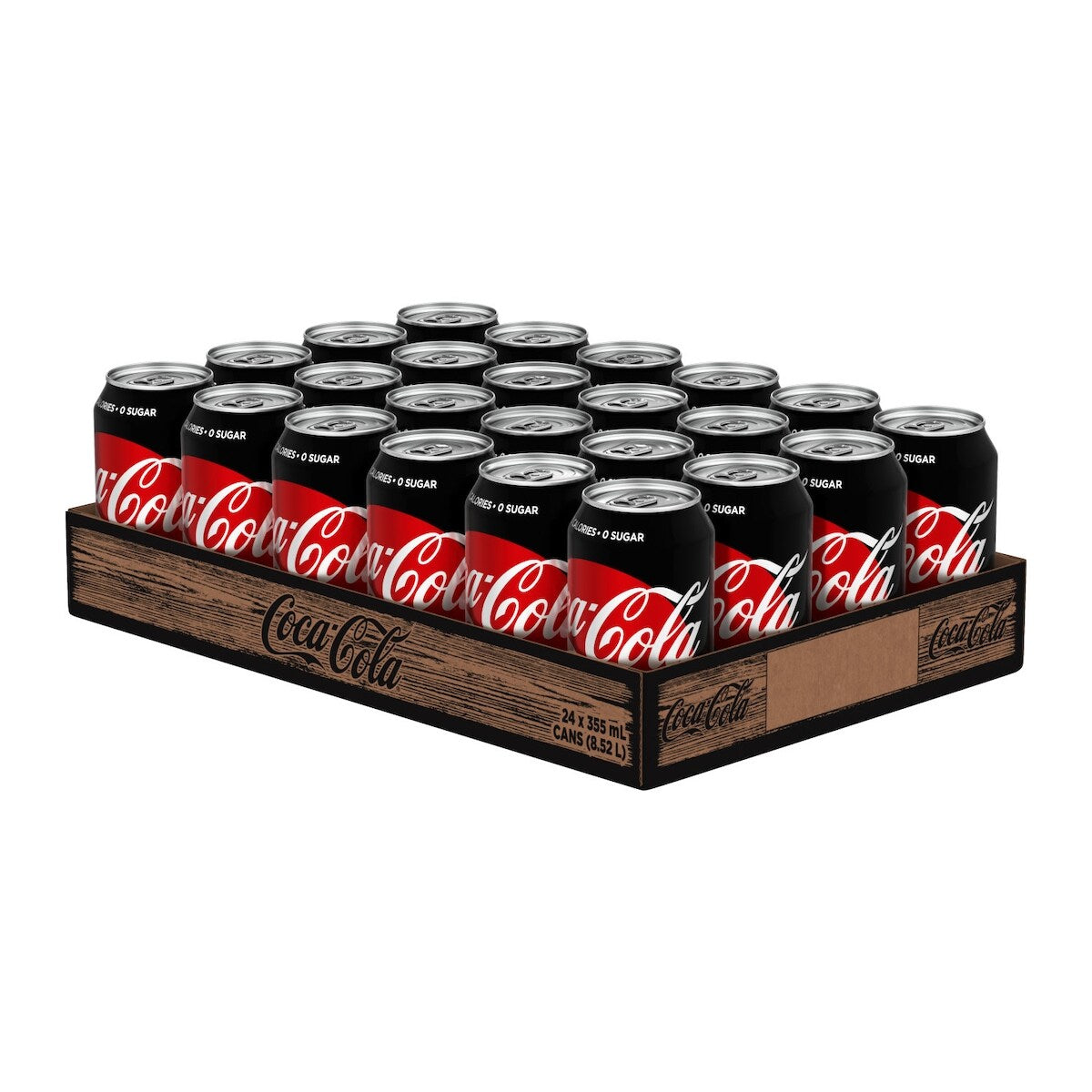 Coca-Cola Zero Sugar Cola Cans, 24 × 355 mL
