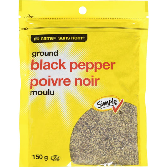 No Name Ground Black Pepper, 150 g