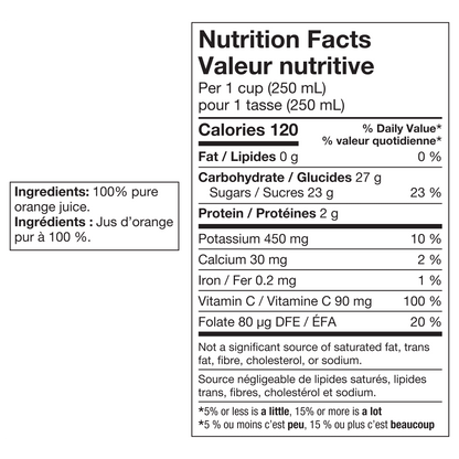 Tropicana 100% Pure Orange Juice No Pulp, 2.63 L