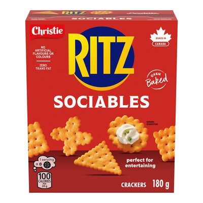 Ritz Sociables Crackers, 180 g