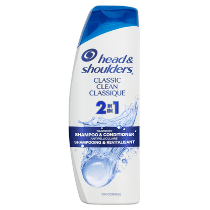 Head & Shoulders Classic Clean 2-in-1 Anti-Dandruff Shampoo + Conditioner, 370 mL