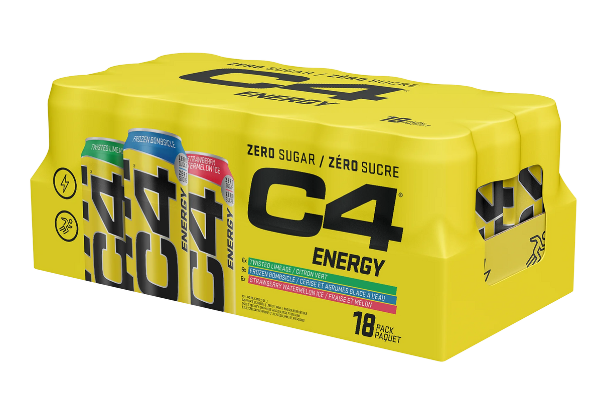 C4 Energy Drink Variety Pack, 18 × 473 mL
