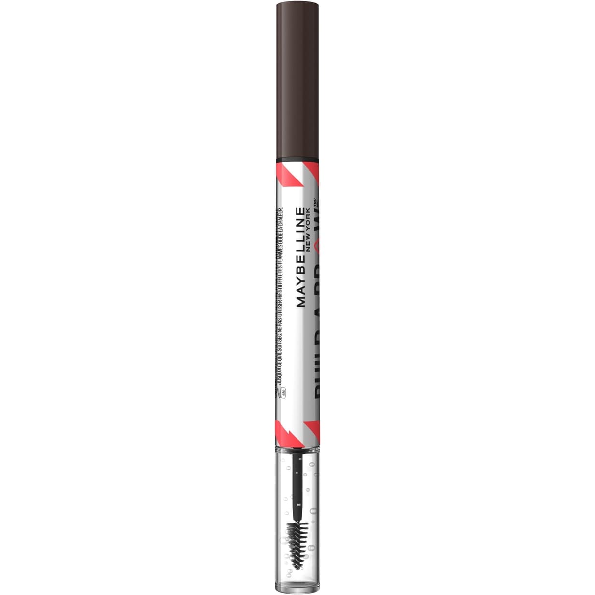 Maybelline New York Build a Brow 2-in-1 Eyebrow Pen, Ash Brown, 0.4 mL