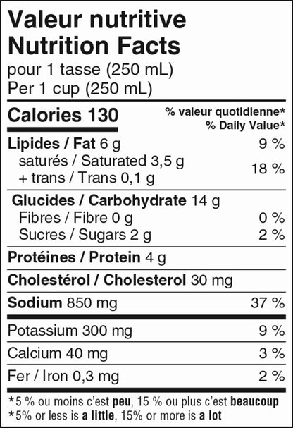 St-Hubert Cream of Chicken Soup, 540 mL