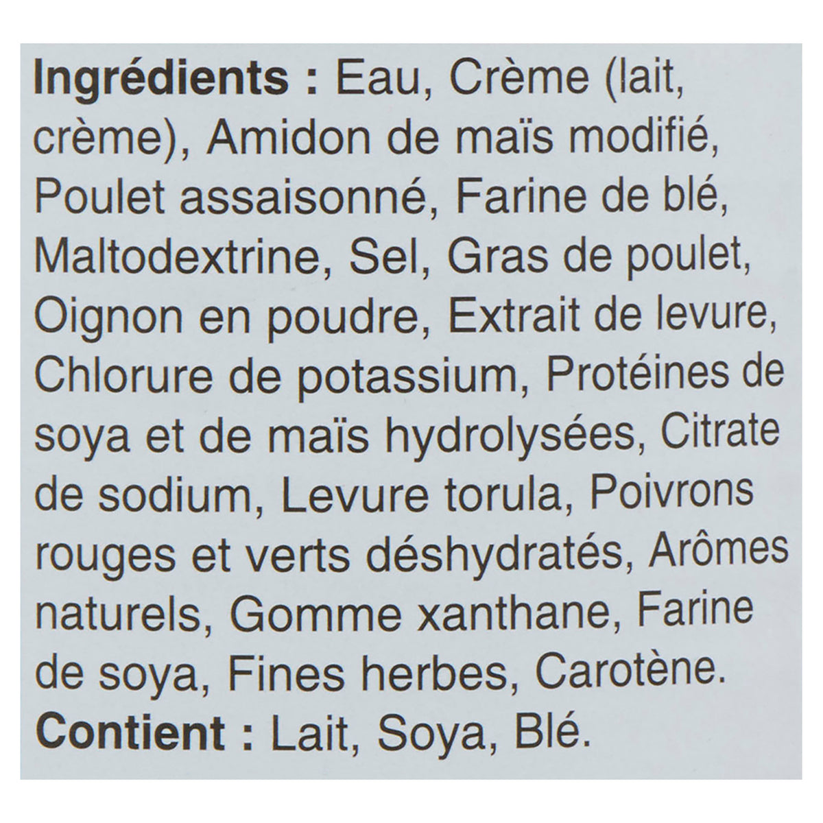St-Hubert Cream of Chicken Soup, 540 mL