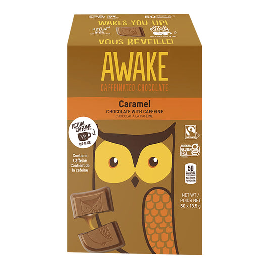 Awake Caramel Milk Chocolate, 50 × 13.5 g