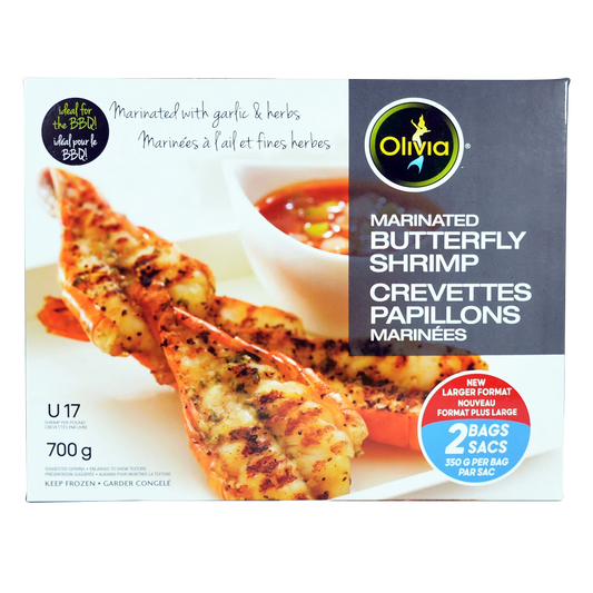 Olivia Marinated Butterfly Shrimp, 700 g