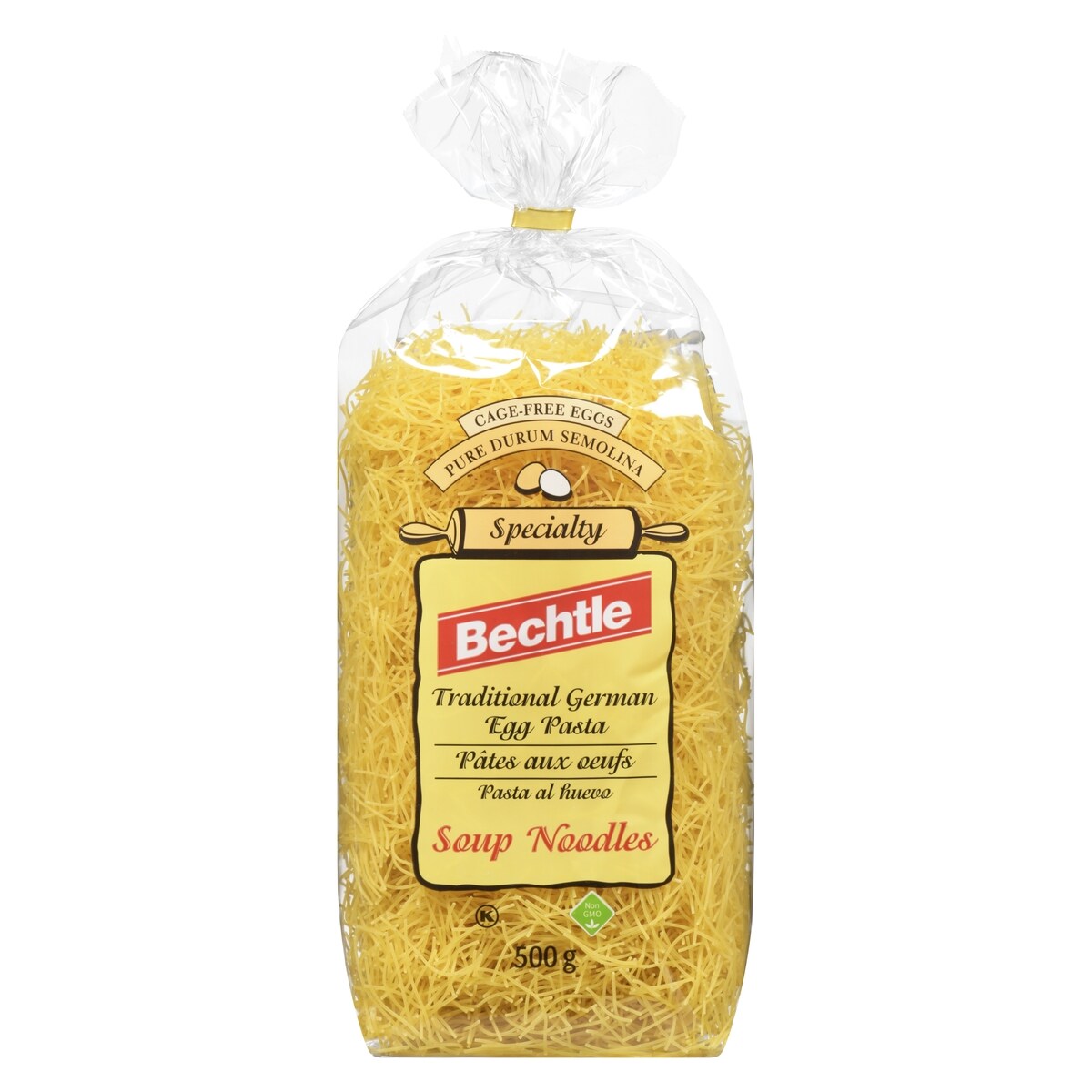 Bechtle Traditional German Egg Pasta Soup Noodles, 500 g