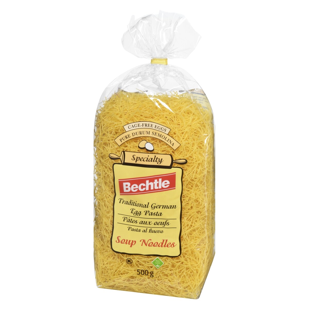Bechtle Traditional German Egg Pasta Soup Noodles, 500 g