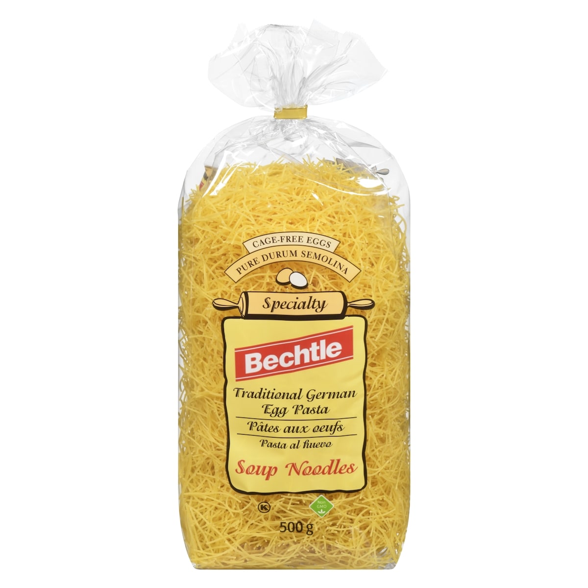 Bechtle Traditional German Egg Pasta Soup Noodles, 500 g