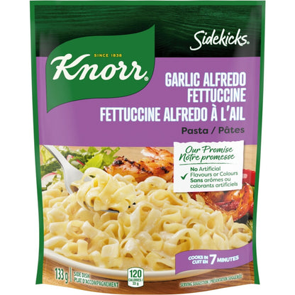 Knorr Sidekicks Garlic Alfredo Fettuccine, 133 g