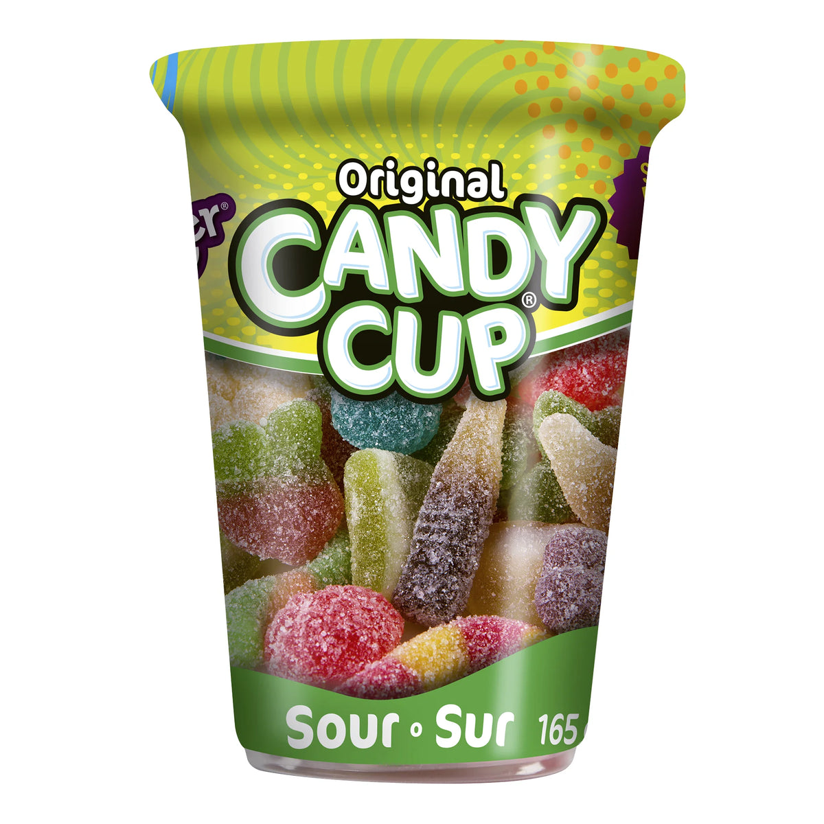 Huer Candy Cup Sour Gummies, 6 × 165 g