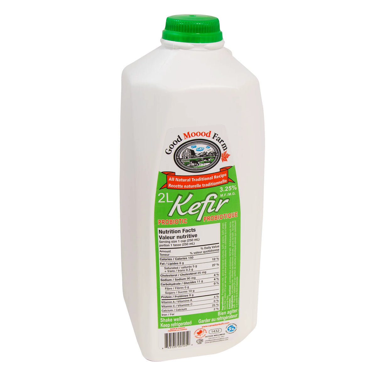Good Moood Farm Plain Kefir, 2 L