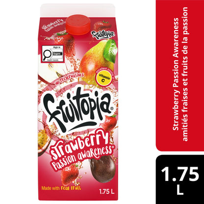 Fruitopia Strawberry Passion Awareness Fruit Beverage, 1.75 L