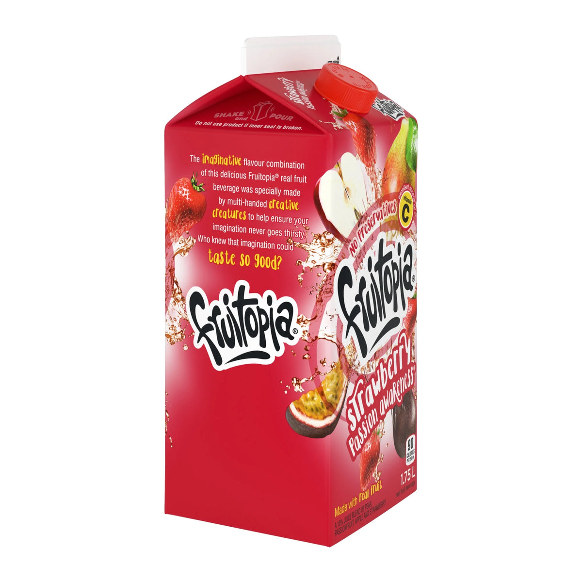 Fruitopia Strawberry Passion Awareness Fruit Beverage, 1.75 L