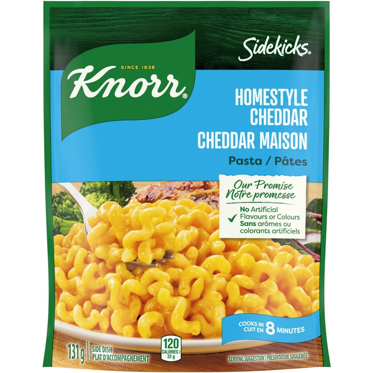 Sidekick Pasta Sauce Homestyle Cheddar, 131 g