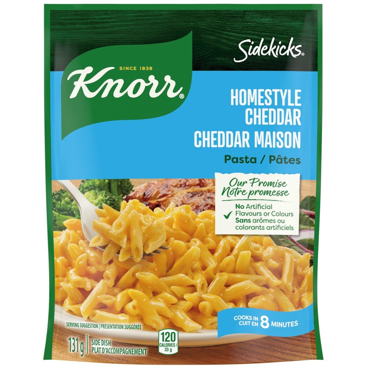 Sidekick Pasta Sauce Homestyle Cheddar, 131 g