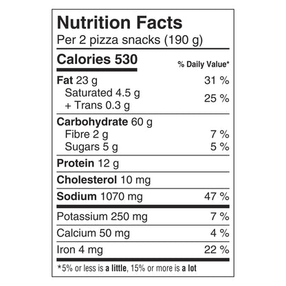 Pillsbury Pizza Pops, Pepperoni, 4 pack, 380 g