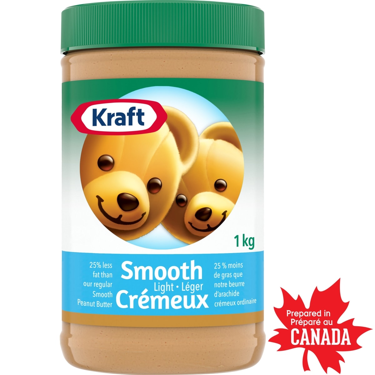 Kraft Smooth Light Peanut Butter, 1 kg