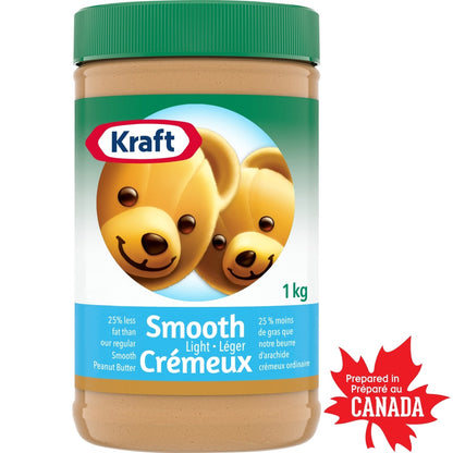 Kraft Smooth Light Peanut Butter, 1 kg
