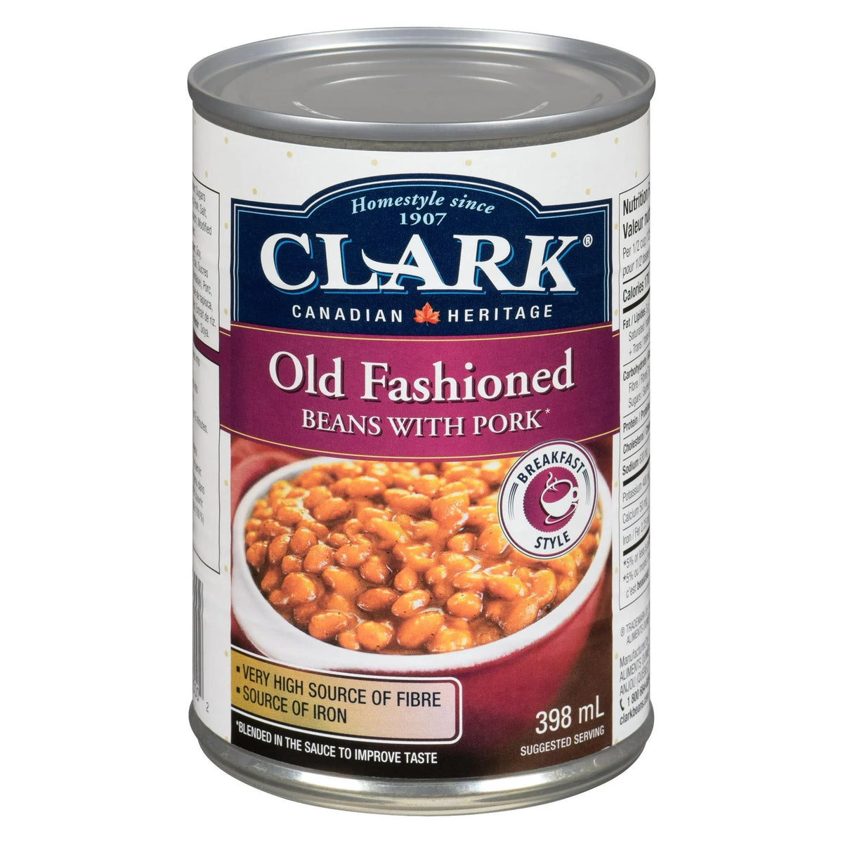 Clark Old Fashioned Baked Beans with Pork, 398 mL
