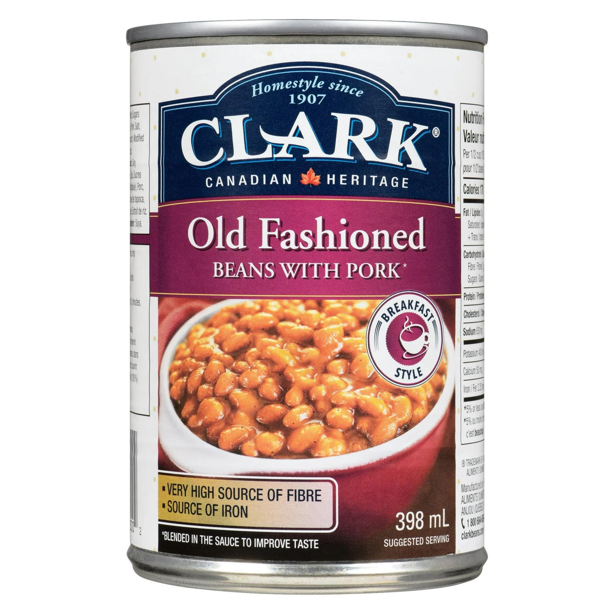 Clark Old Fashioned Baked Beans with Pork, 398 mL