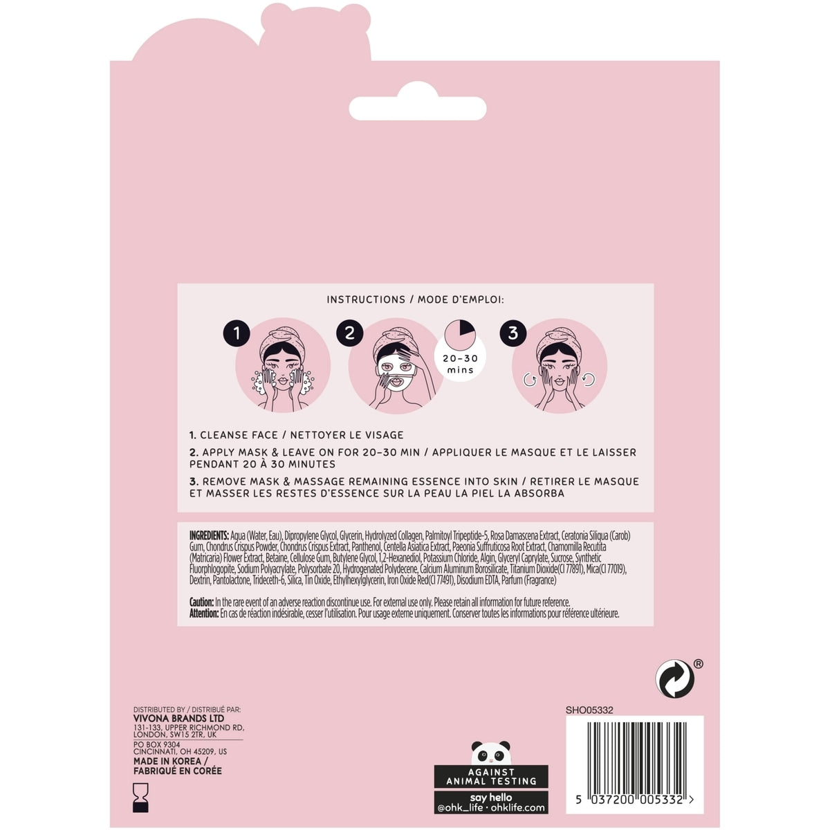 Oh K! Collagen Hydrogel Mask, 28 g