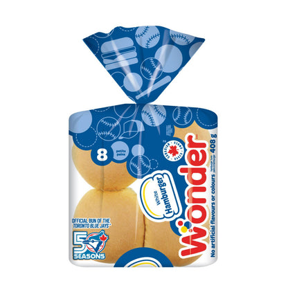 Wonder White Hamburger Buns, 8 count, 408 g