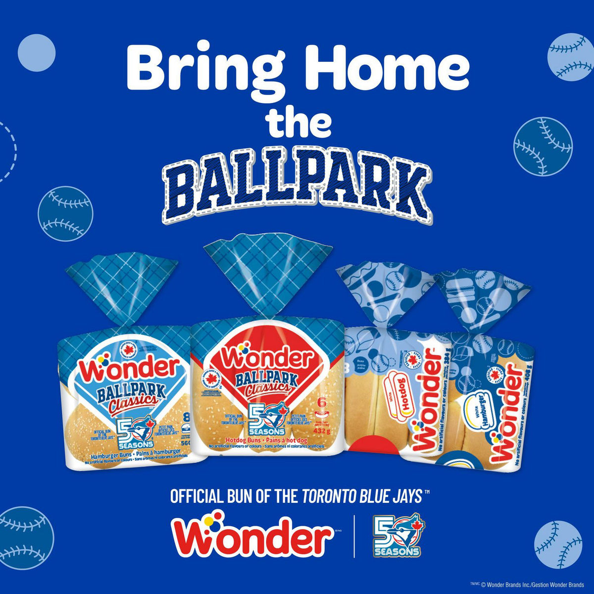 Wonder White Hamburger Buns, 8 count, 408 g