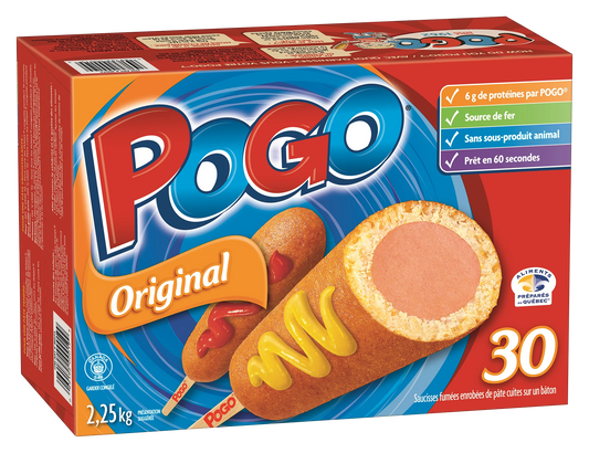 Pogo Original Frozen Corn Dogs, Pack of 30