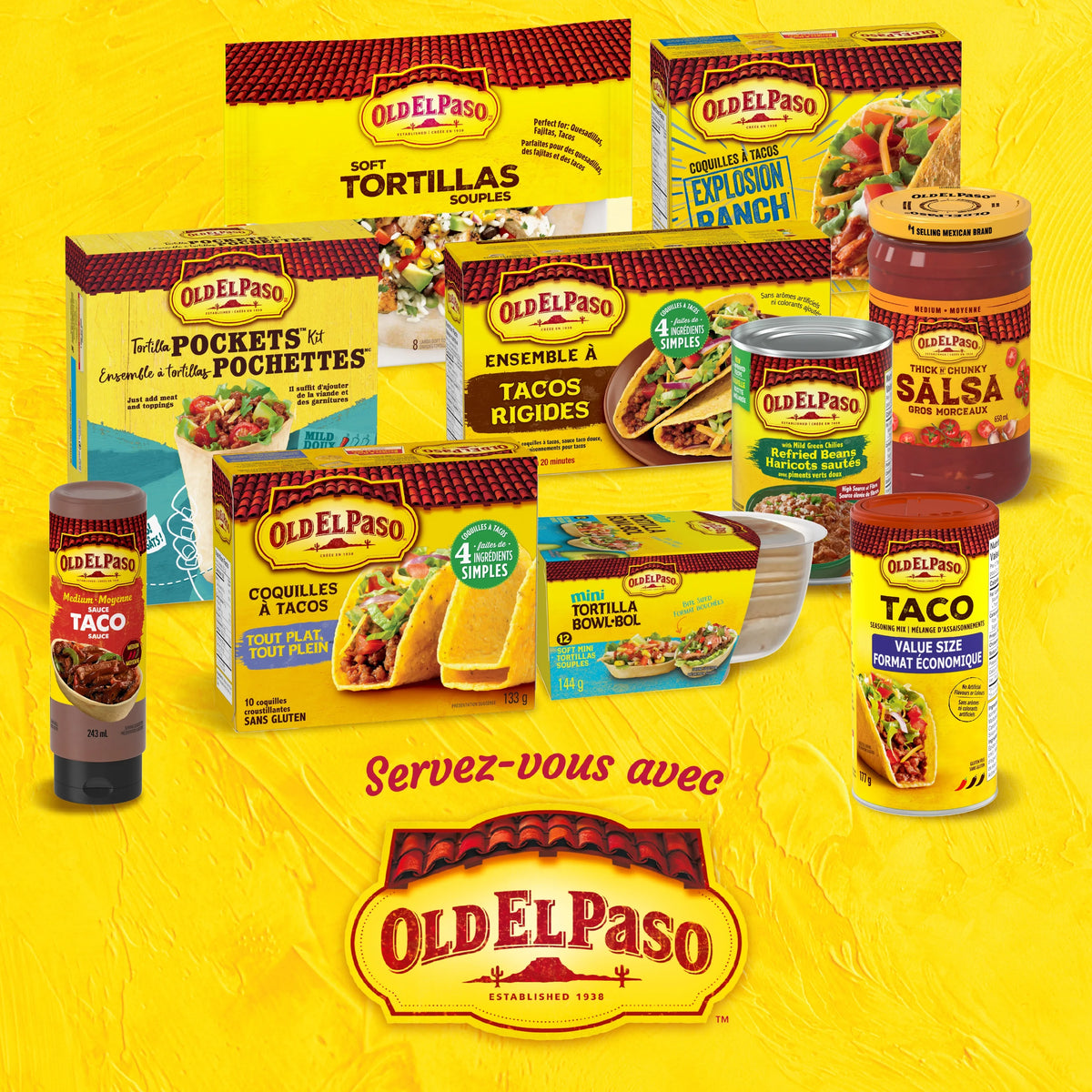 Old El Paso Taco Sauce Medium 243mL