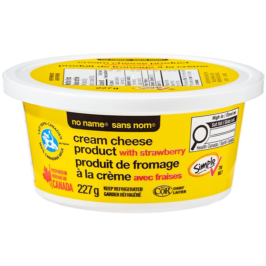 No Name Cream Cheese Product with Strawberry, 227 g