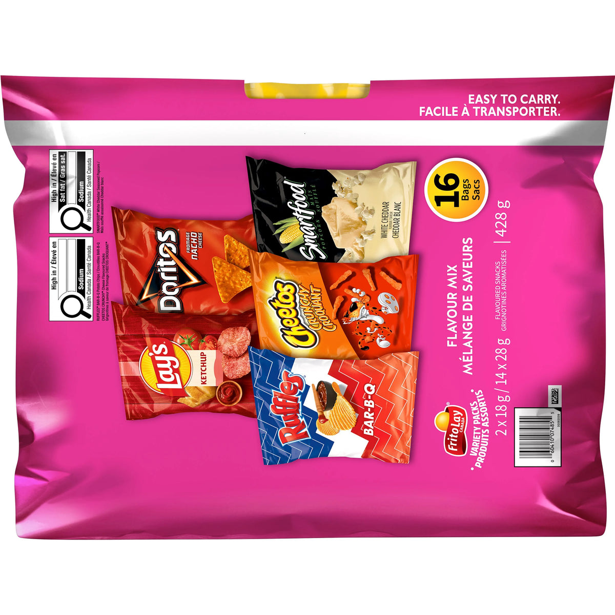 Frito-Lay Flavour Mix Snacks Variety Pack 16 bags 428g