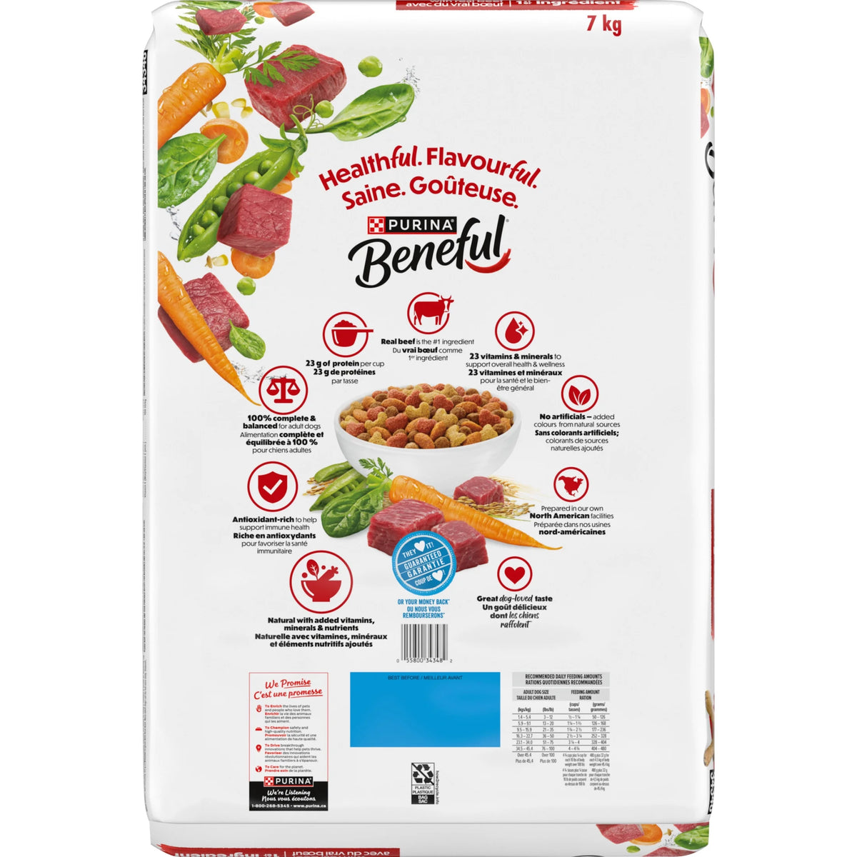 Beneful Originals with Real Beef Dry Dog Food, 7 kg