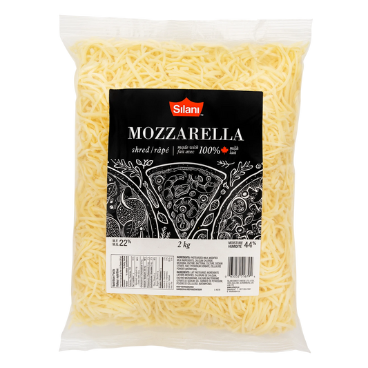 Silani Real Mozzarella Shred, 2 kg