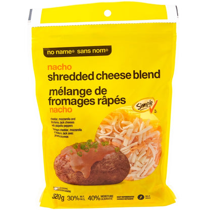 No Name Nacho Shredded Cheese Blend 320g