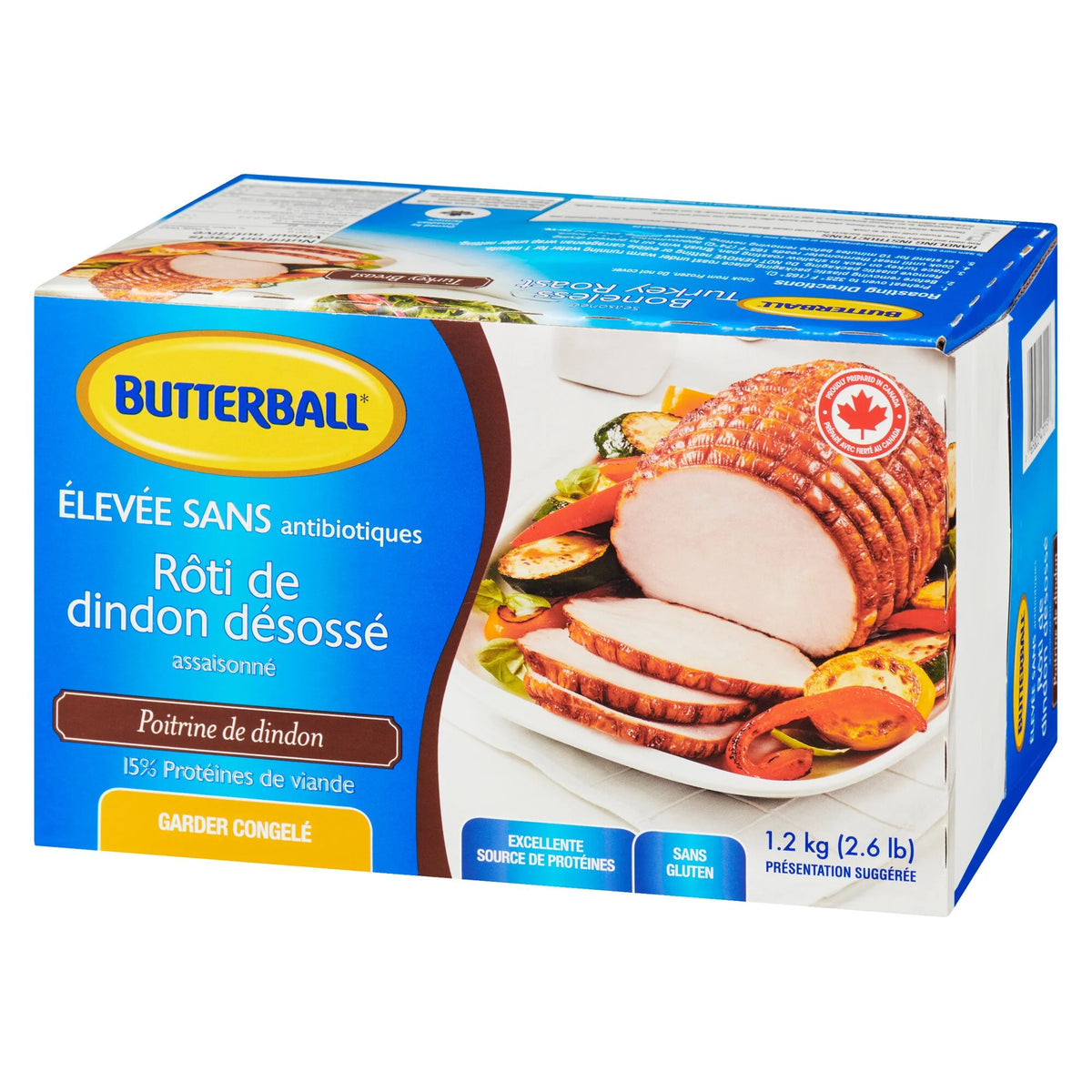 Butterball White Turkey Breast Roast, Seasoned, 1.2 kg