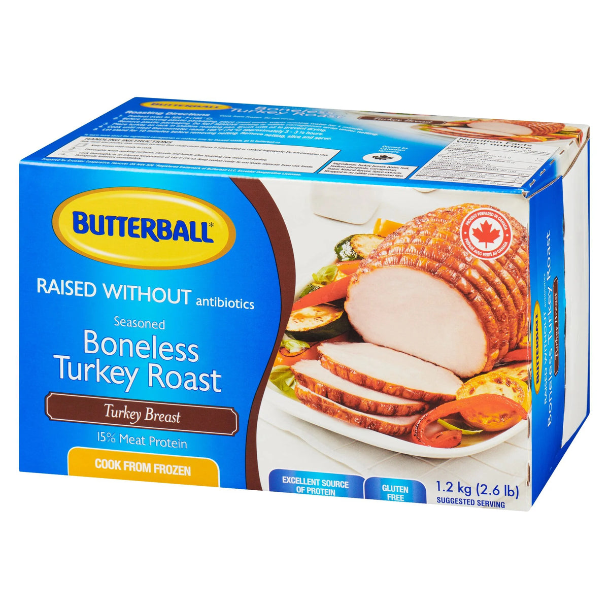 Butterball White Turkey Breast Roast, Seasoned, 1.2 kg