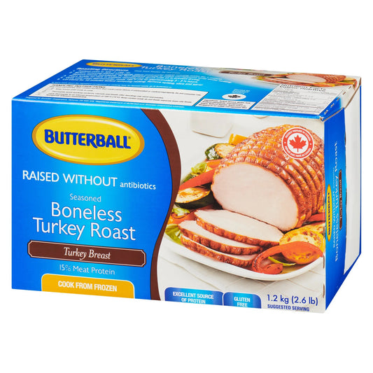 Butterball White Turkey Breast Roast, Seasoned, 1.2 kg
