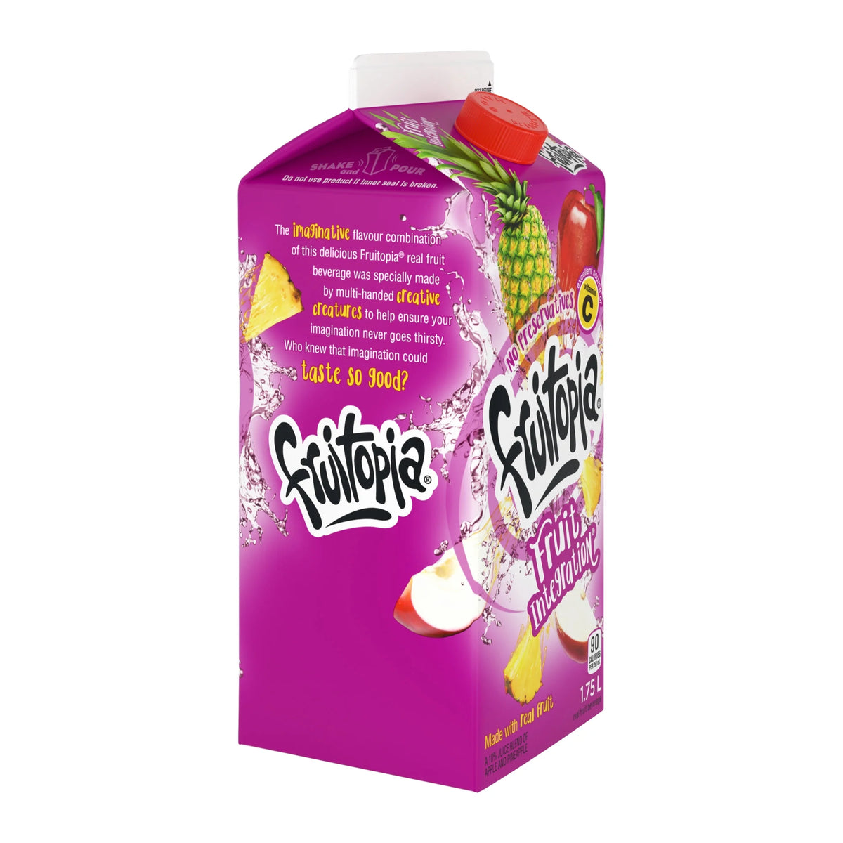 Fruitopia Fruit Integration Gable-top, 1.75 L
