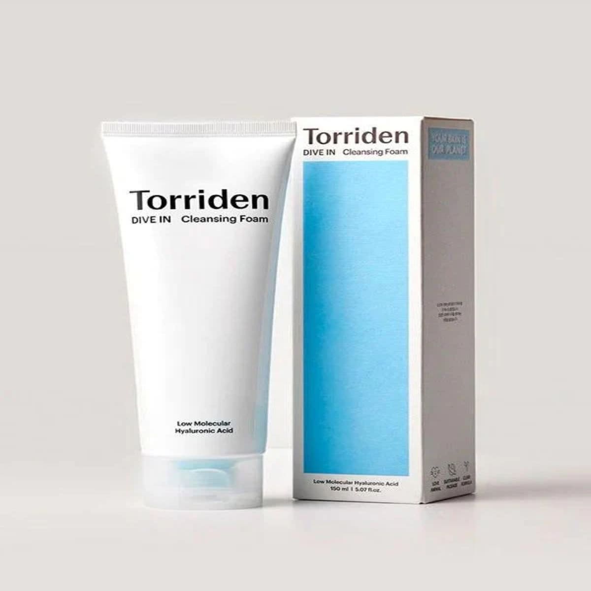 Torriden Dive-In Low Molecular Hyaluronic Acid Cleansing Foam, 150 mL