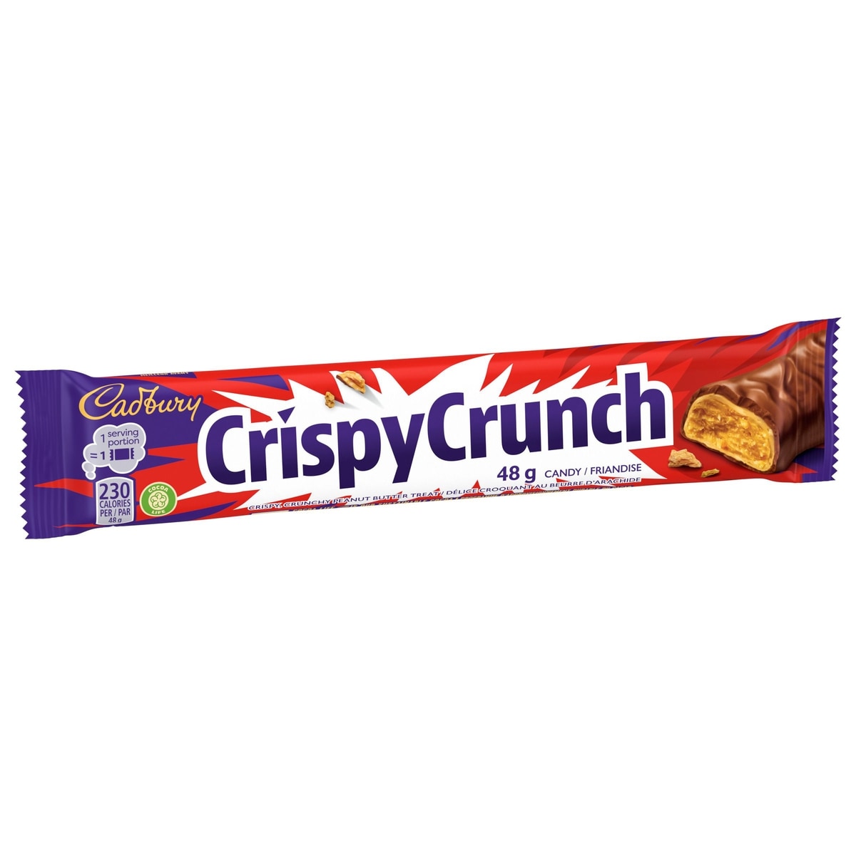 Cadbury Crispy Crunch Singles Chocolate Bar, 48 g