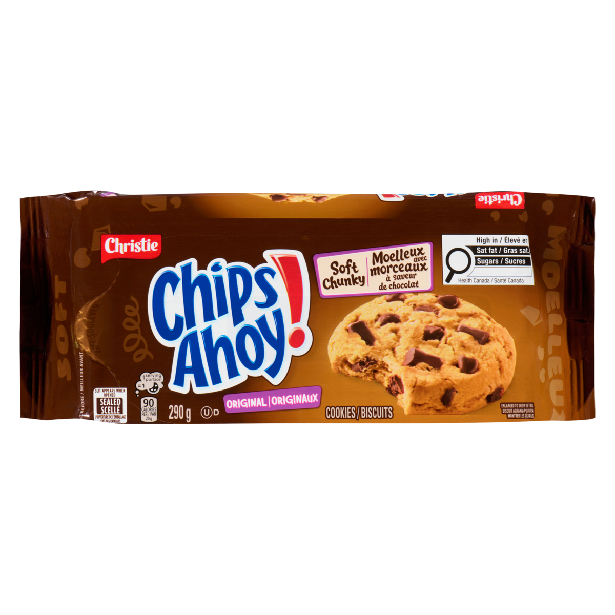 Christie Chips Ahoy Soft & Chunky Original Cookies, 290 g