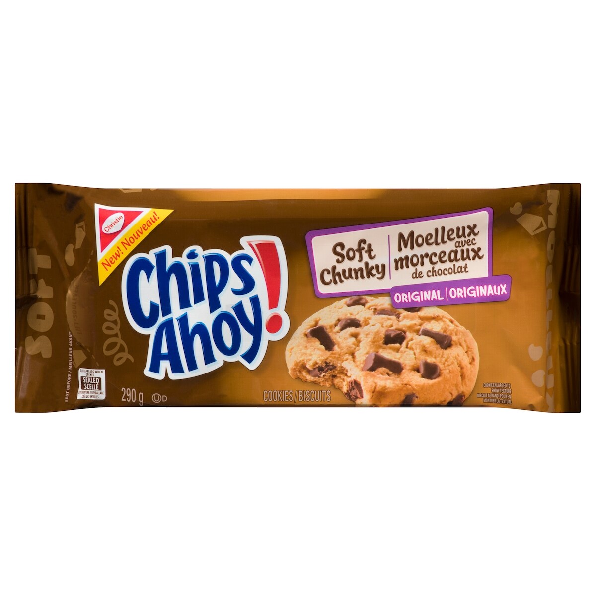 Christie Chips Ahoy Soft & Chunky Original Cookies, 290 g
