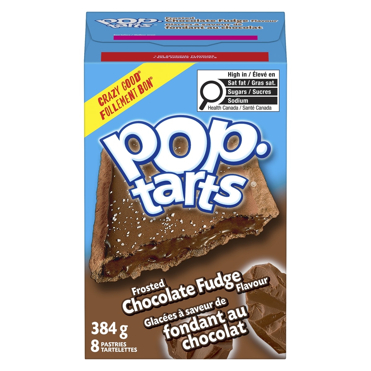 Kelloggs Pop-Tarts Frosted Chocolate Fudge, 384 g